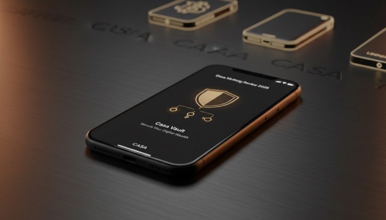 Casa multisig wallet review - smartphone app with 2-of-3 key management interface